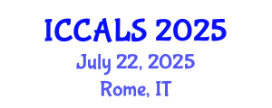 International Conference on Communication and Linguistics Studies (ICCALS) July 22, 2025 - Rome, Italy