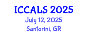 International Conference on Communication and Linguistics Studies (ICCALS) July 12, 2025 - Santorini, Greece
