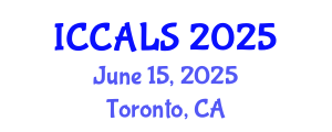 International Conference on Communication and Linguistics Studies (ICCALS) June 15, 2025 - Toronto, Canada