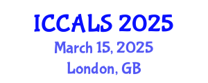 International Conference on Communication and Linguistics Studies (ICCALS) March 15, 2025 - London, United Kingdom