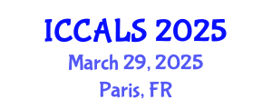 International Conference on Communication and Linguistics Studies (ICCALS) March 29, 2025 - Paris, France