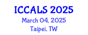 International Conference on Communication and Linguistics Studies (ICCALS) March 04, 2025 - Taipei, Taiwan