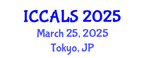 International Conference on Communication and Linguistics Studies (ICCALS) March 25, 2025 - Tokyo, Japan