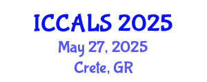 International Conference on Communication and Linguistics Studies (ICCALS) May 27, 2025 - Crete, Greece
