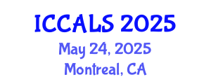 International Conference on Communication and Linguistics Studies (ICCALS) May 24, 2025 - Montreal, Canada
