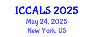 International Conference on Communication and Linguistics Studies (ICCALS) May 24, 2025 - New York, United States