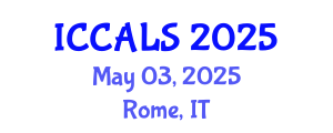 International Conference on Communication and Linguistics Studies (ICCALS) May 03, 2025 - Rome, Italy