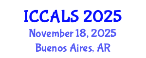 International Conference on Communication and Linguistics Studies (ICCALS) November 18, 2025 - Buenos Aires, Argentina