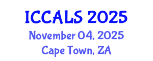 International Conference on Communication and Linguistics Studies (ICCALS) November 04, 2025 - Cape Town, South Africa
