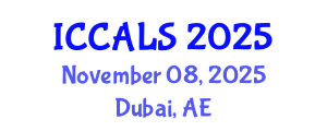 International Conference on Communication and Linguistics Studies (ICCALS) November 08, 2025 - Dubai, United Arab Emirates