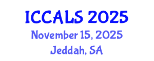 International Conference on Communication and Linguistics Studies (ICCALS) November 15, 2025 - Jeddah, Saudi Arabia