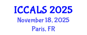 International Conference on Communication and Linguistics Studies (ICCALS) November 18, 2025 - Paris, France