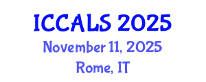 International Conference on Communication and Linguistics Studies (ICCALS) November 11, 2025 - Rome, Italy