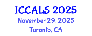 International Conference on Communication and Linguistics Studies (ICCALS) November 29, 2025 - Toronto, Canada