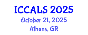 International Conference on Communication and Linguistics Studies (ICCALS) October 21, 2025 - Athens, Greece