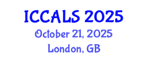 International Conference on Communication and Linguistics Studies (ICCALS) October 21, 2025 - London, United Kingdom