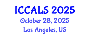 International Conference on Communication and Linguistics Studies (ICCALS) October 28, 2025 - Los Angeles, United States