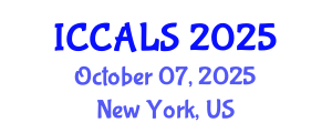 International Conference on Communication and Linguistics Studies (ICCALS) October 07, 2025 - New York, United States