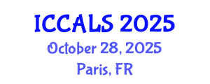 International Conference on Communication and Linguistics Studies (ICCALS) October 28, 2025 - Paris, France