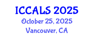 International Conference on Communication and Linguistics Studies (ICCALS) October 25, 2025 - Vancouver, Canada