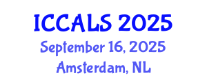 International Conference on Communication and Linguistics Studies (ICCALS) September 16, 2025 - Amsterdam, Netherlands