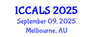 International Conference on Communication and Linguistics Studies (ICCALS) September 09, 2025 - Melbourne, Australia