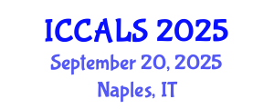 International Conference on Communication and Linguistics Studies (ICCALS) September 20, 2025 - Naples, Italy
