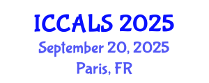 International Conference on Communication and Linguistics Studies (ICCALS) September 20, 2025 - Paris, France