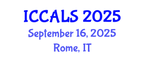 International Conference on Communication and Linguistics Studies (ICCALS) September 16, 2025 - Rome, Italy