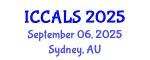 International Conference on Communication and Linguistics Studies (ICCALS) September 06, 2025 - Sydney, Australia