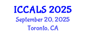 International Conference on Communication and Linguistics Studies (ICCALS) September 20, 2025 - Toronto, Canada