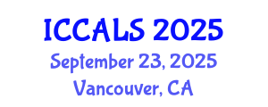 International Conference on Communication and Linguistics Studies (ICCALS) September 23, 2025 - Vancouver, Canada