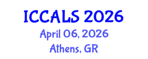 International Conference on Communication and Linguistics Studies (ICCALS) April 06, 2026 - Athens, Greece