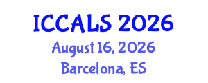International Conference on Communication and Linguistics Studies (ICCALS) August 16, 2026 - Barcelona, Spain International Conference on Communication and Linguistics Studies (ICCALS) August 16, 2026 - Barcelona, Spain