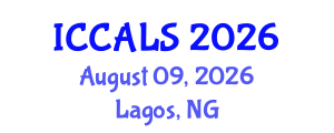 International Conference on Communication and Linguistics Studies (ICCALS) August 09, 2026 - Lagos, Nigeria International Conference on Communication and Linguistics Studies (ICCALS) August 09, 2026 - Lagos, Nigeria