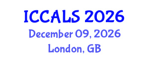 International Conference on Communication and Linguistics Studies (ICCALS) December 09, 2026 - London, United Kingdom International Conference on Communication and Linguistics Studies (ICCALS) December 09, 2026 - London, United Kingdom