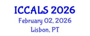 International Conference on Communication and Linguistics Studies (ICCALS) February 02, 2026 - Lisbon, Portugal International Conference on Communication and Linguistics Studies (ICCALS) February 02, 2026 - Lisbon, Portugal