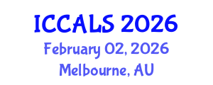 International Conference on Communication and Linguistics Studies (ICCALS) February 02, 2026 - Melbourne, Australia