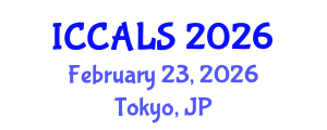 International Conference on Communication and Linguistics Studies (ICCALS) February 23, 2026 - Tokyo, Japan International Conference on Communication and Linguistics Studies (ICCALS) February 23, 2026 - Tokyo, Japan