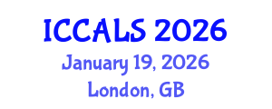 International Conference on Communication and Linguistics Studies (ICCALS) January 19, 2026 - London, United Kingdom International Conference on Communication and Linguistics Studies (ICCALS) January 19, 2026 - London, United Kingdom