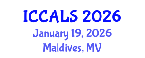 International Conference on Communication and Linguistics Studies (ICCALS) January 19, 2026 - Maldives, Maldives International Conference on Communication and Linguistics Studies (ICCALS) January 19, 2026 - Maldives, Maldives