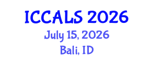 International Conference on Communication and Linguistics Studies (ICCALS) July 15, 2026 - Bali, Indonesia International Conference on Communication and Linguistics Studies (ICCALS) July 15, 2026 - Bali, Indonesia