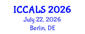 International Conference on Communication and Linguistics Studies (ICCALS) July 22, 2026 - Berlin, Germany International Conference on Communication and Linguistics Studies (ICCALS) July 22, 2026 - Berlin, Germany