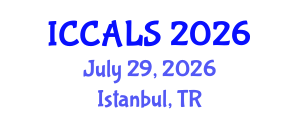 International Conference on Communication and Linguistics Studies (ICCALS) July 29, 2026 - Istanbul, Turkey International Conference on Communication and Linguistics Studies (ICCALS) July 29, 2026 - Istanbul, Turkey