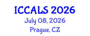 International Conference on Communication and Linguistics Studies (ICCALS) July 08, 2026 - Prague, Czechia International Conference on Communication and Linguistics Studies (ICCALS) July 08, 2026 - Prague, Czechia