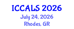 International Conference on Communication and Linguistics Studies (ICCALS) July 24, 2026 - Rhodes, Greece International Conference on Communication and Linguistics Studies (ICCALS) July 24, 2026 - Rhodes, Greece