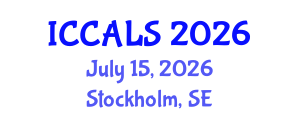 International Conference on Communication and Linguistics Studies (ICCALS) July 15, 2026 - Stockholm, Sweden International Conference on Communication and Linguistics Studies (ICCALS) July 15, 2026 - Stockholm, Sweden