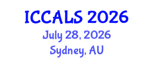 International Conference on Communication and Linguistics Studies (ICCALS) July 28, 2026 - Sydney, Australia International Conference on Communication and Linguistics Studies (ICCALS) July 28, 2026 - Sydney, Australia