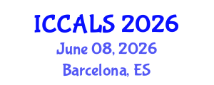 International Conference on Communication and Linguistics Studies (ICCALS) June 08, 2026 - Barcelona, Spain International Conference on Communication and Linguistics Studies (ICCALS) June 08, 2026 - Barcelona, Spain