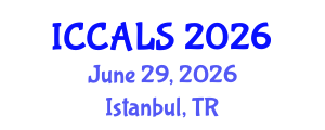 International Conference on Communication and Linguistics Studies (ICCALS) June 29, 2026 - Istanbul, Turkey International Conference on Communication and Linguistics Studies (ICCALS) June 29, 2026 - Istanbul, Turkey